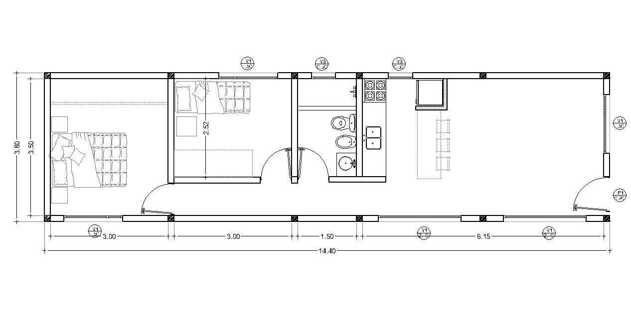 Vivienda 2 Habitaciones
